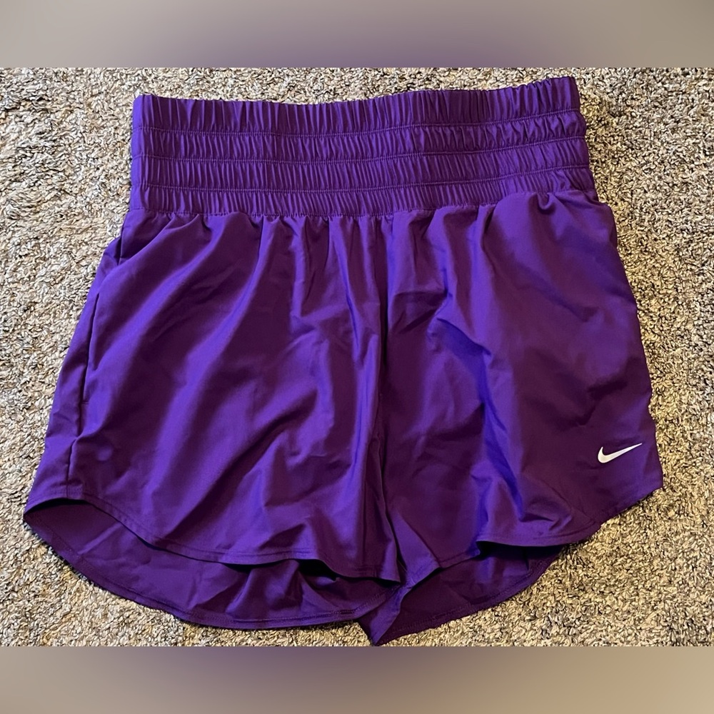 Nike Women's Vibrant Purple Athletic Shorts